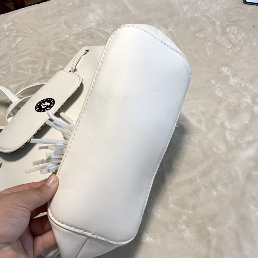 WHITE Backpack Purse - Picture 3 of 5